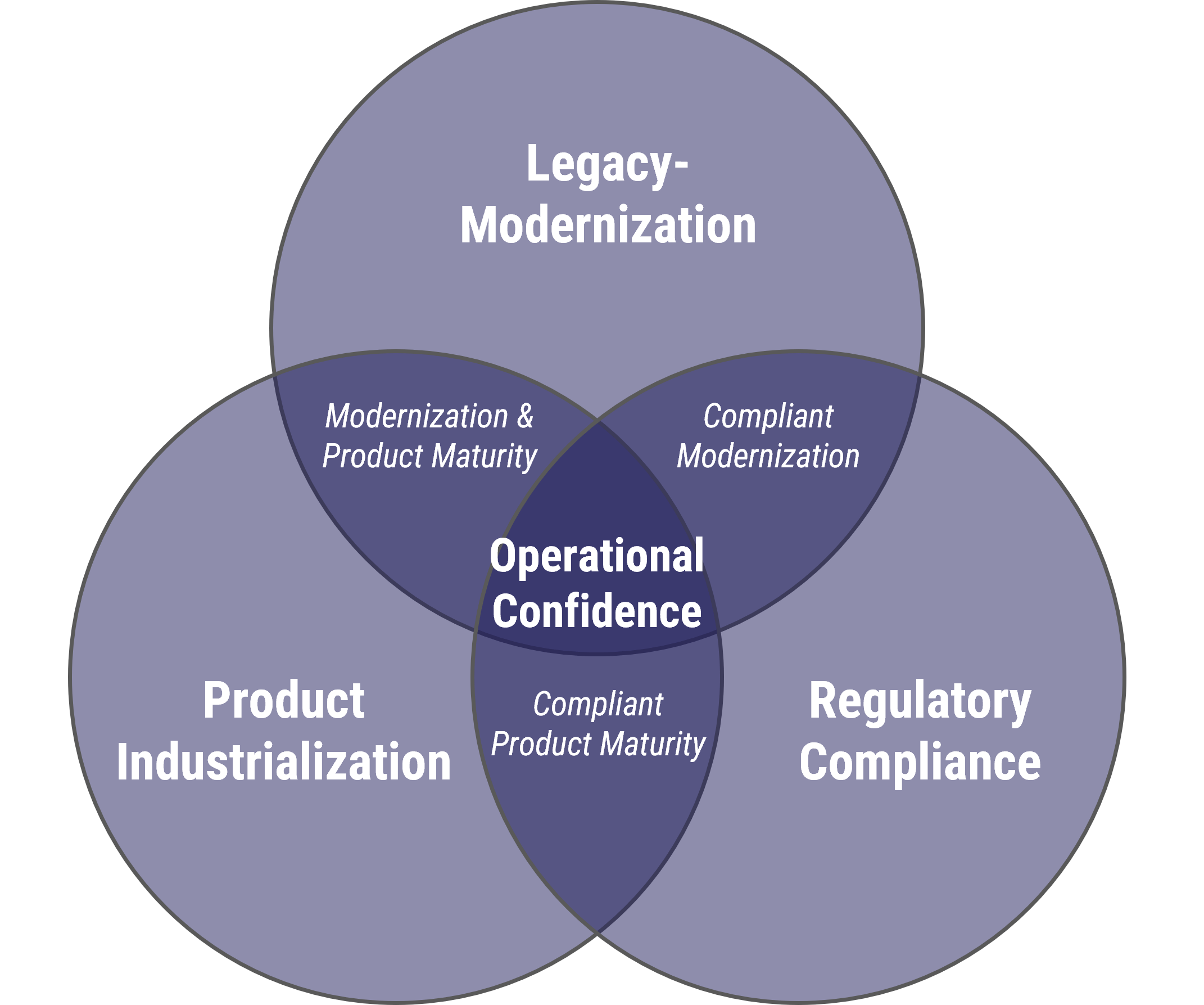 Illustration - Venn diagram of our services