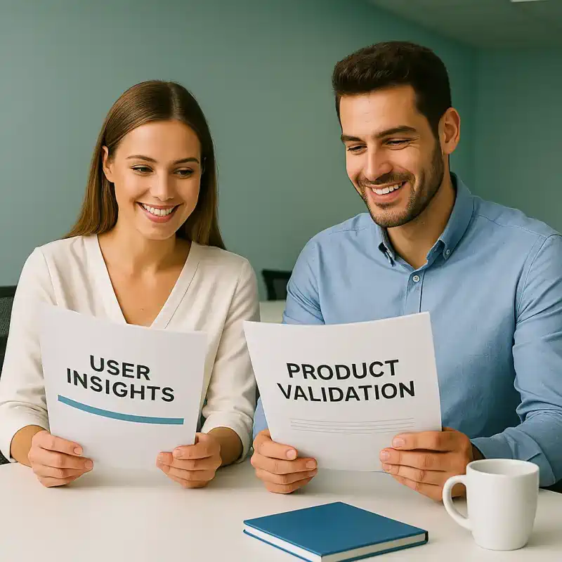 product validation illustration - product validation and user insights reports